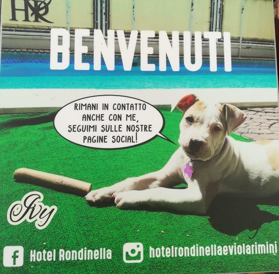Hotel Rondinella E Viola Римини Экстерьер фото